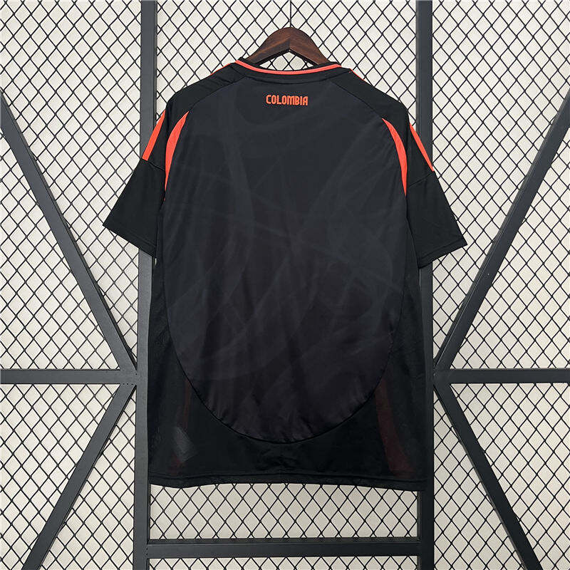 High Performance COPA AMERICA 2024 COLOMBIA AWAY BLACK SOCCER JERSEY
