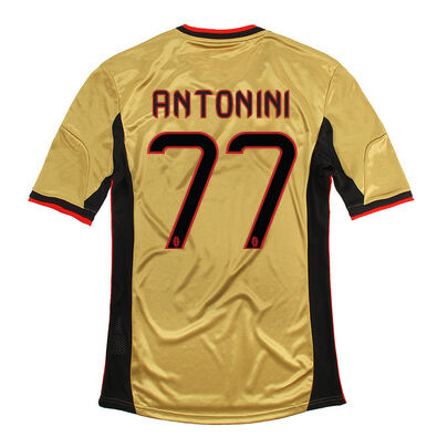 1314 AC Milan 77 Antonini Third Golden Jersey - Official Replica 2804