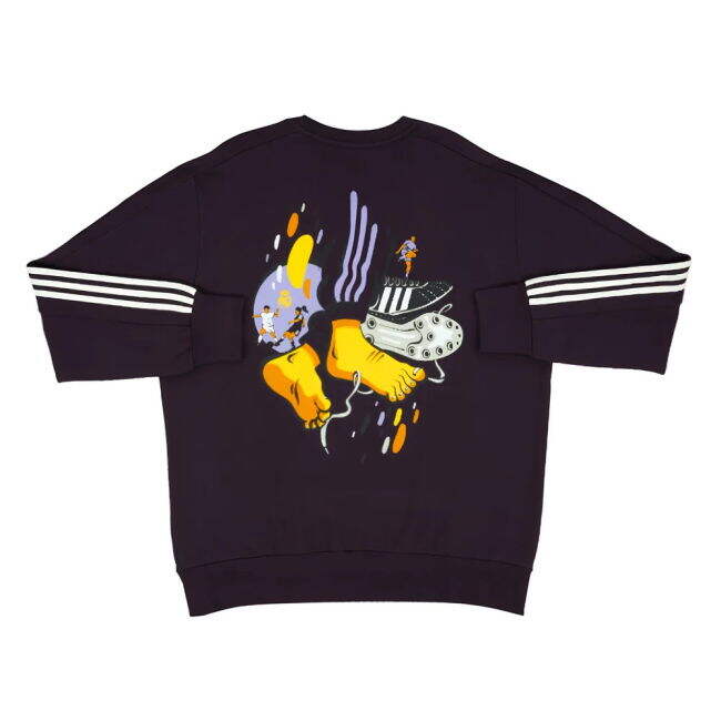 2024-2025 Real Madrid DNA Sweat Top (Aurora Black) - Match Day Read...