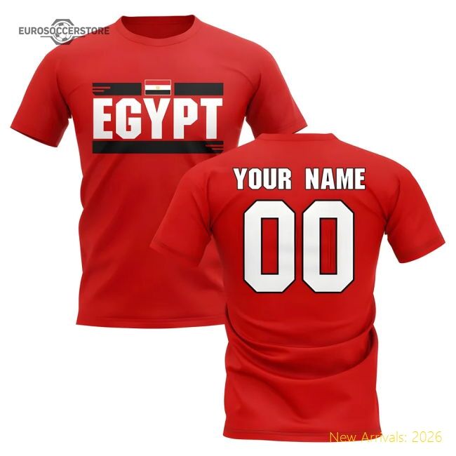 Premium Personalised Egypt 20242025 Regular Shirt () Contemporary