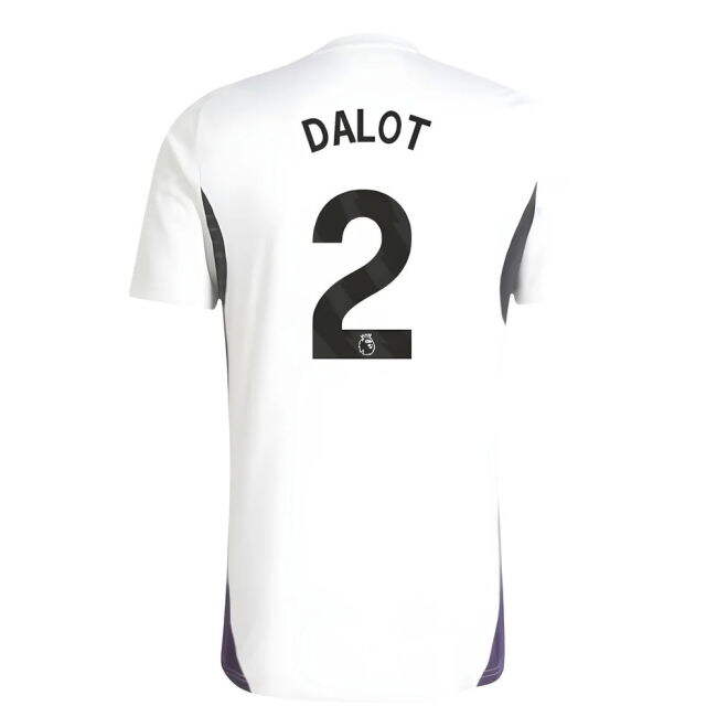 Replica Football Man Utd Training Jersey White Dalot #2 Official L...