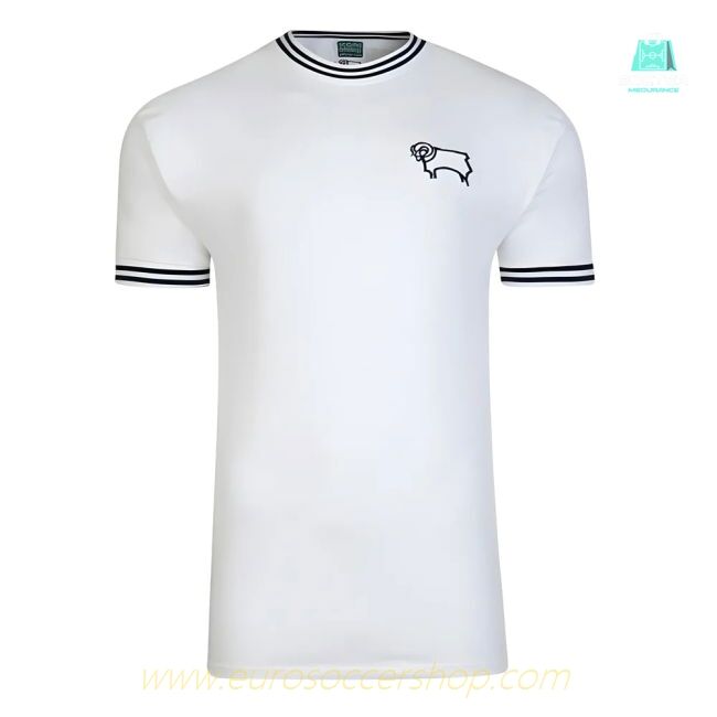 Score Draw Derby County 1972 Retro Football Shirt