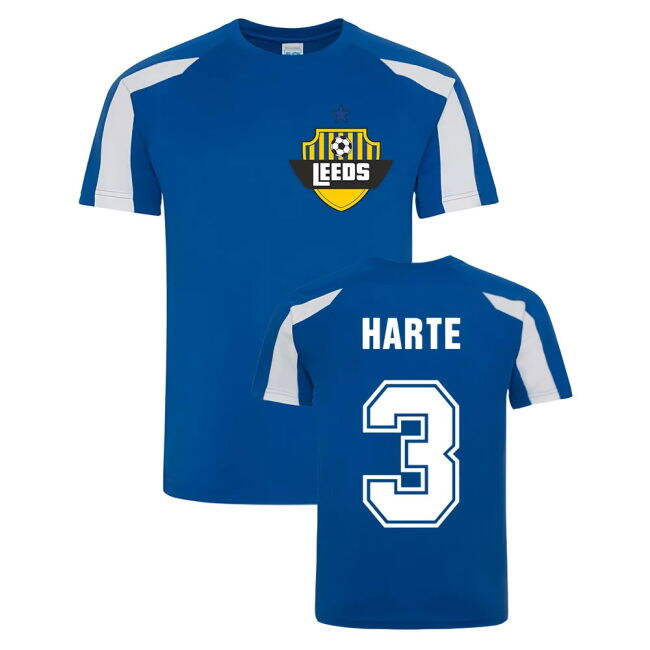 Leeds Official Ian Harte Leeds Sports Training Jersey (Blue)
