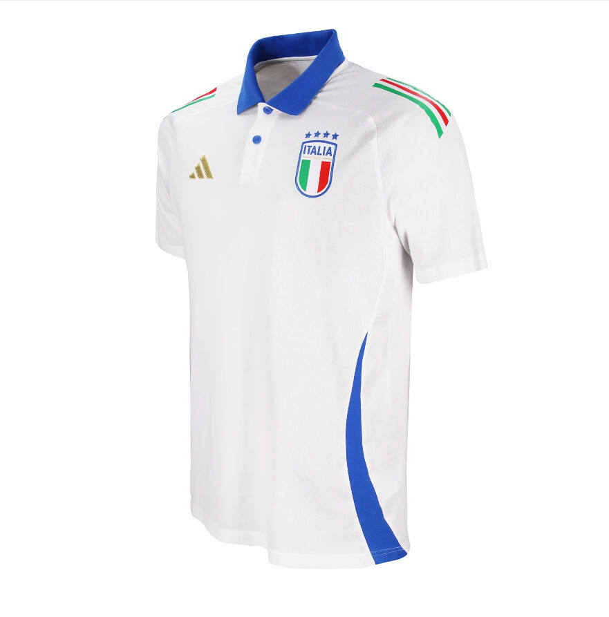 Professional Genuine Elite Series 2024 Italy White Polo Shirt