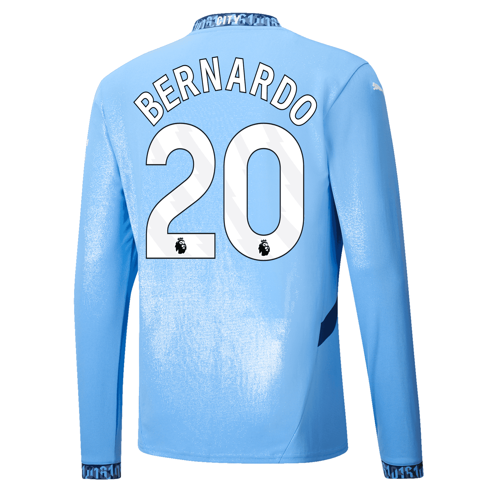 Bernardo Silva's 2024-25 Home Long Sleeve Jersey for Manchester City