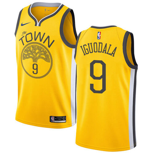 Golden State Warriors Andre Durable Design Game Jersey #9 Performance