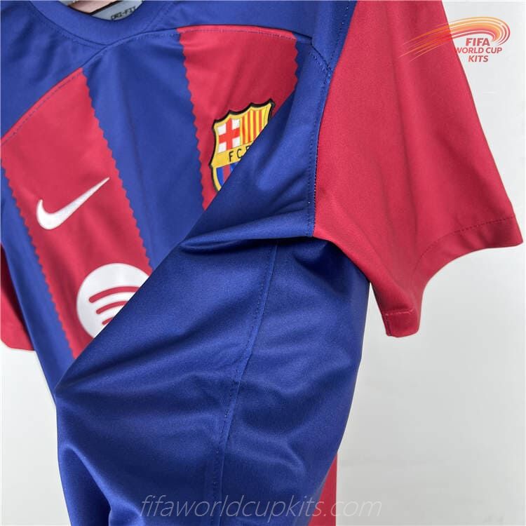 Barcelona 23-24 Home Soccer Kit