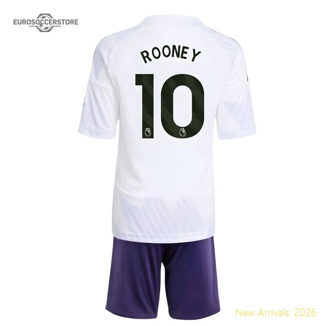 Authentic 2025-2026 Man Utd Away Mini Kit (rooney 10) - Premium
