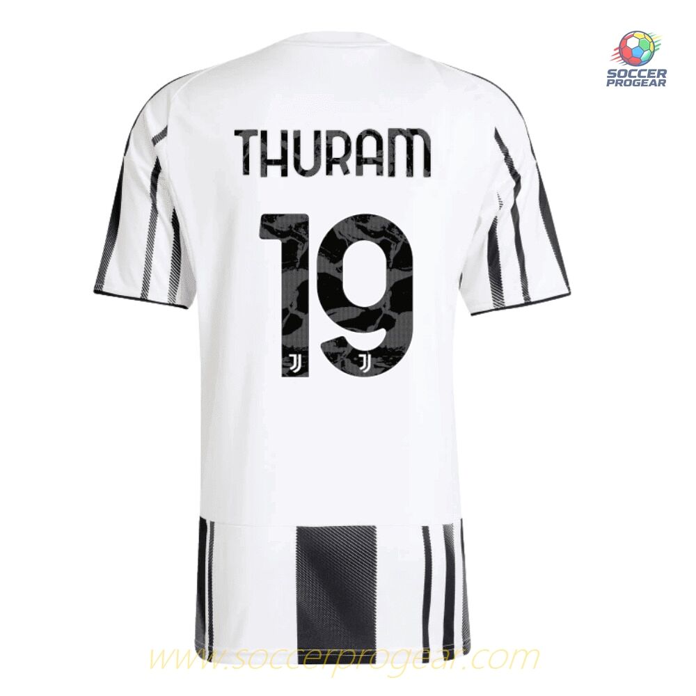 Juventus Home Team Jersey 2025-26 Edition Thuram