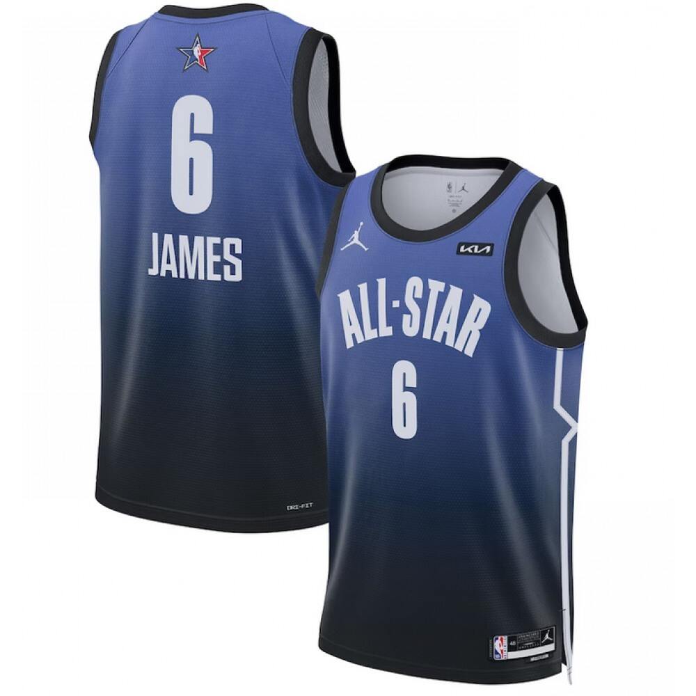 Pro Grade Jersey LeBron James6 Blue - - Fan Favorite
