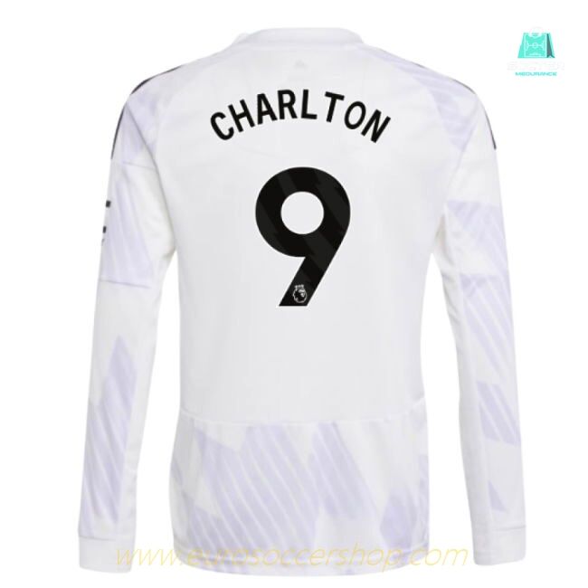 2025-2026 Man Utd Long Sleeve Away Shirt (Kids) (Charlton 9)