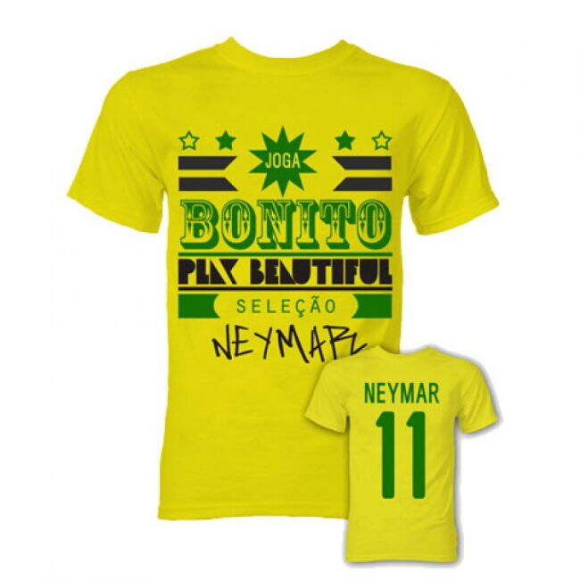 Brazil Stylish Jersey Neymar #75