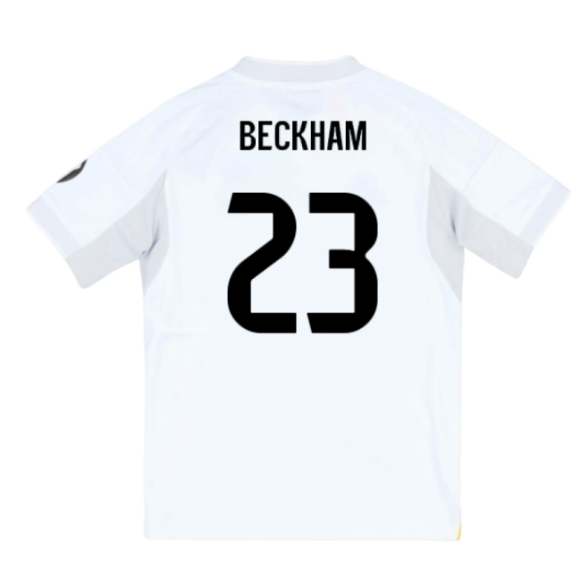 2025-2026 Real Madrid Home Replica Football Shirt - Youth (Beckham 23)