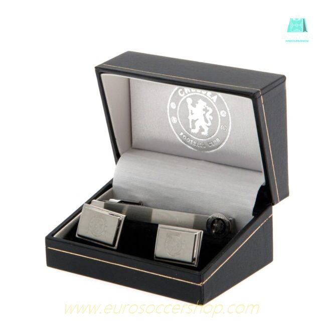Chelsea FC Tie Slide & Cufflink Set