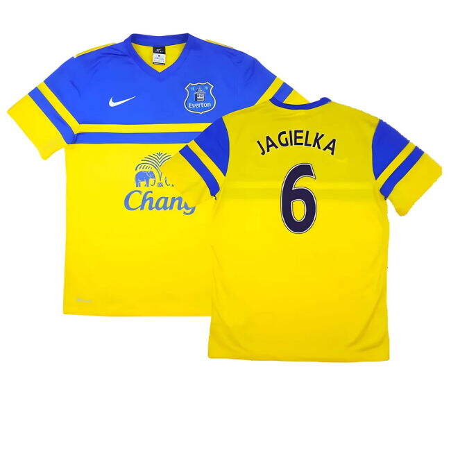 Jagielka 6 Everton Club Sophisticated Away Match Shirt