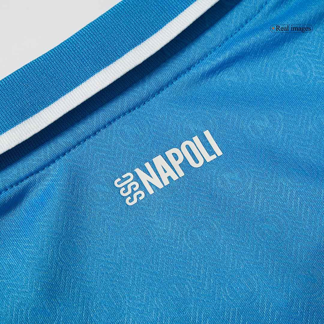 Kid's Napoli Home Soccer Jersey Kit(Jersey+Shorts) 2024/25Authentic Ki