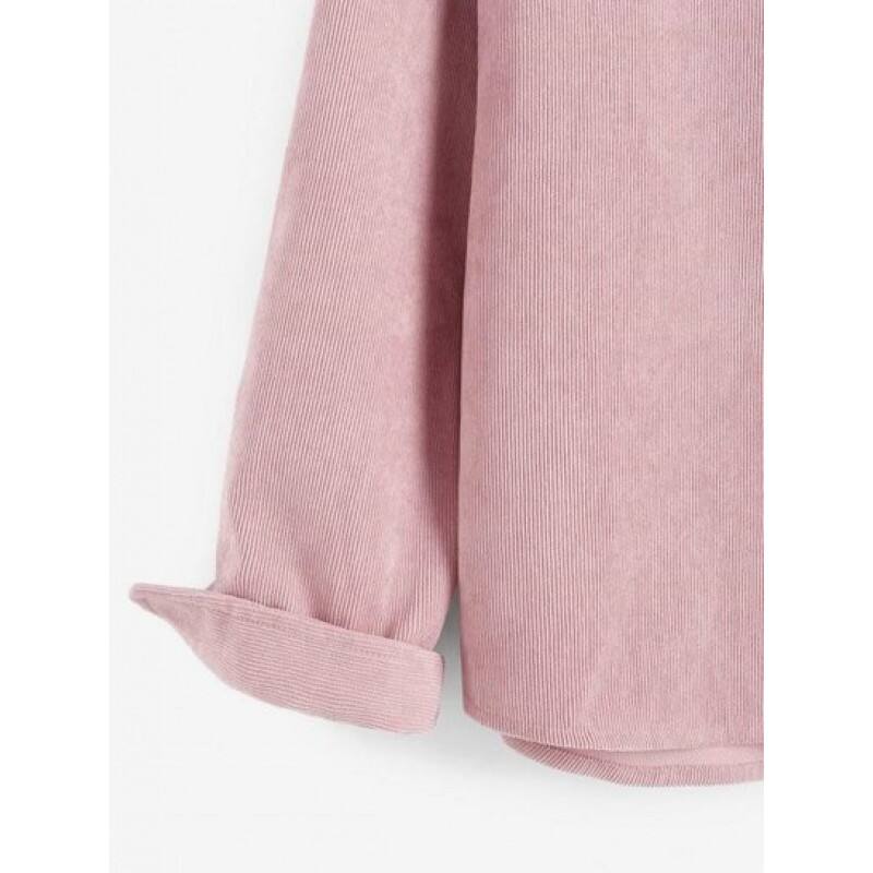 Button Up Pockets Blouse UC2786