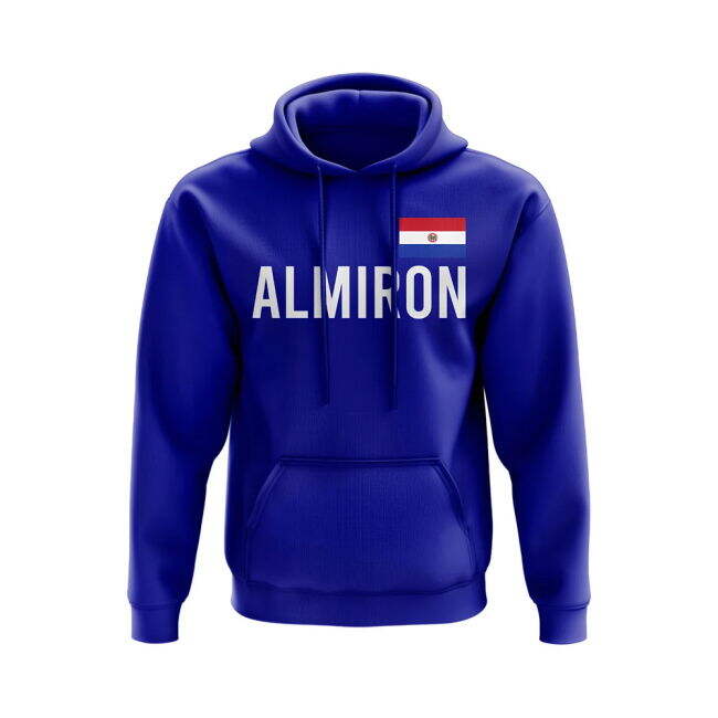 Performance Miguel Almiron Paraguay Name Hoody (Blue) Match