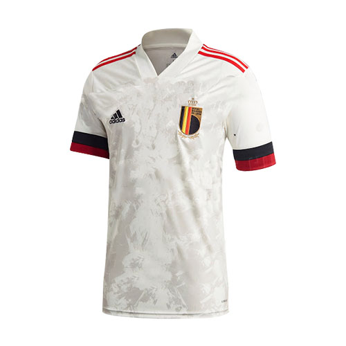 20-21 Belgium Euro 2020 Soccer Shirt Away White Soccer Jersey -