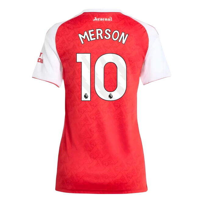 2025-2026 Arsenal Home Shirt (Womens) (Merson 10) - official style