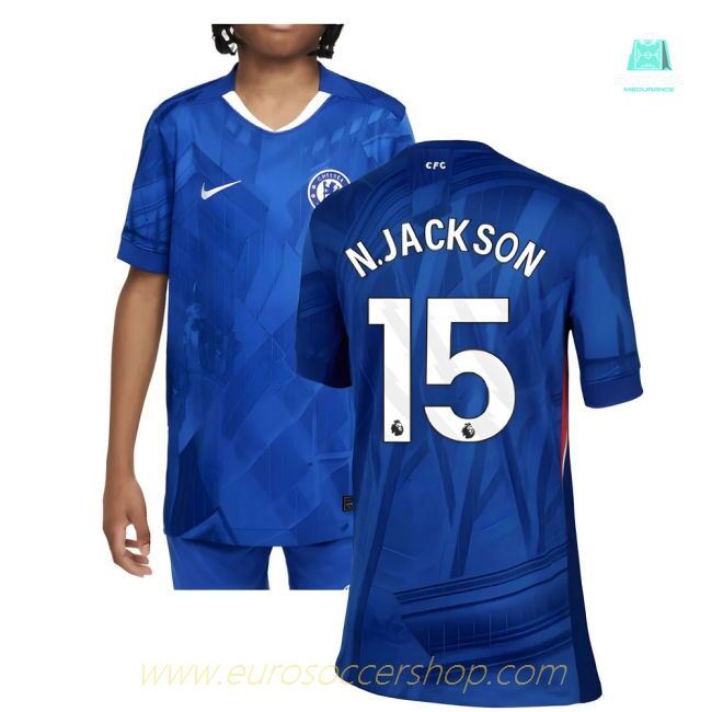 2025-2026 Chelsea Home Shirt (Kids) (N.Jackson 15)