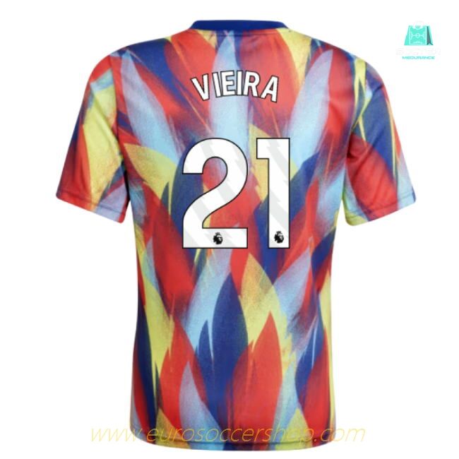 2025-2026 Arsenal Pre-Match Shirt (Victory Blue) - Kids (Vieira 21)