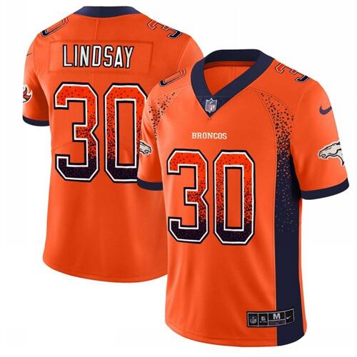 None #None Orange Drift Fashion NFL Limited Jersey Mens high-quality