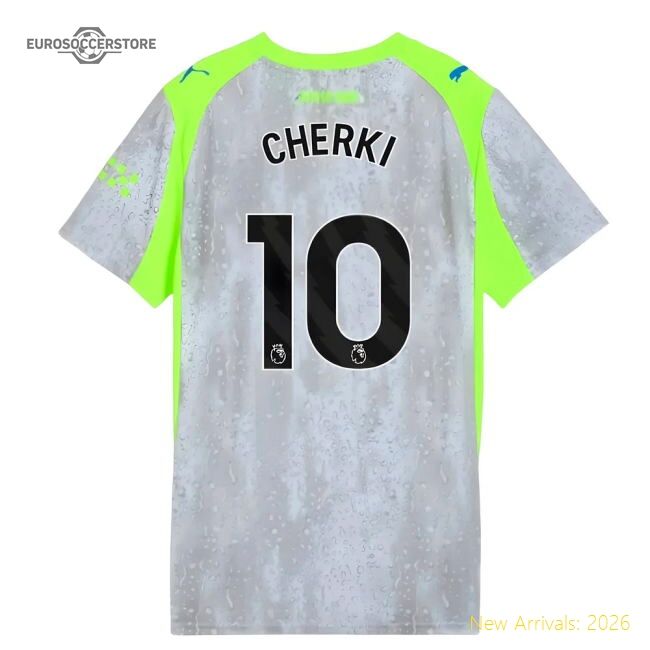 Official 2025-2026 Man City Third Shirt (womens) (cherki 10)