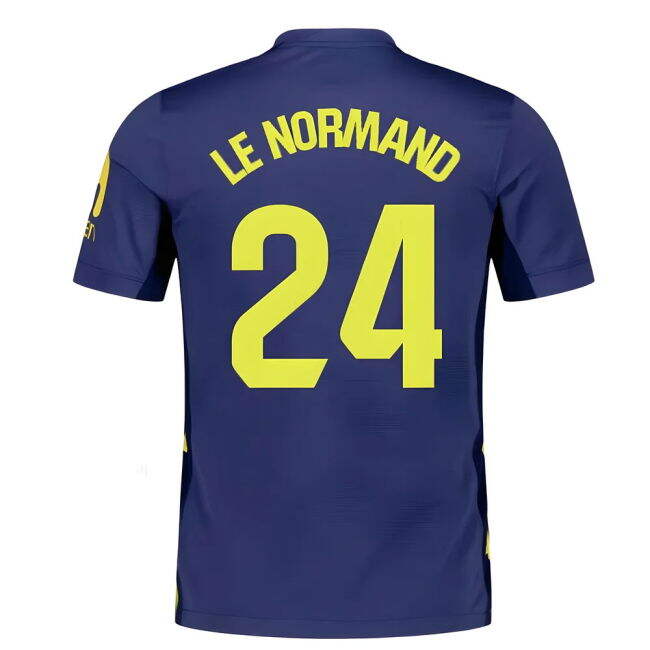 Authentic 2025-2026 Atletico Madrid La Liga Away Kit (Le Normand 24)