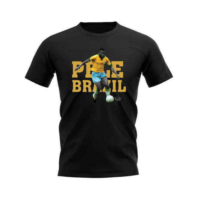 Match Pele Brazil Player Tee (Black) Championship Cup World