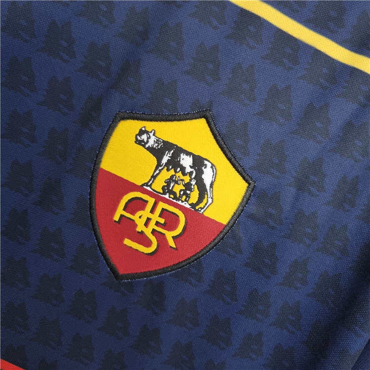 Official AS Roma 21-22 Navy Shirt - Official Replica 10257