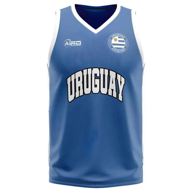 Football Uruguay Home Concept Basketball Shirt Championship
