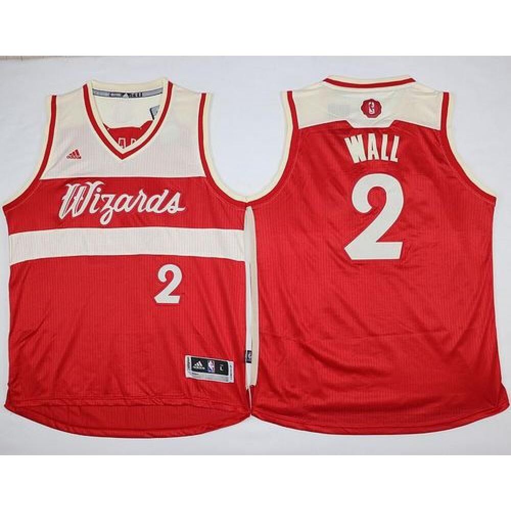 Affordable Men's Washington Wizards #2 John Red Basketball Jersey