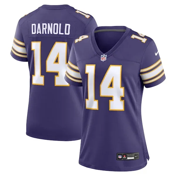 None Sam Darnold Game Jersey - Purple | NFL Player Jersey | NFL Footba