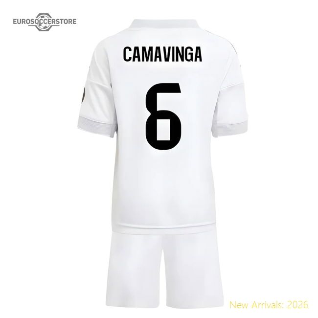 2025-2026 Real Madrid Home Mini Kit (camavinga 6) - Collectors Item