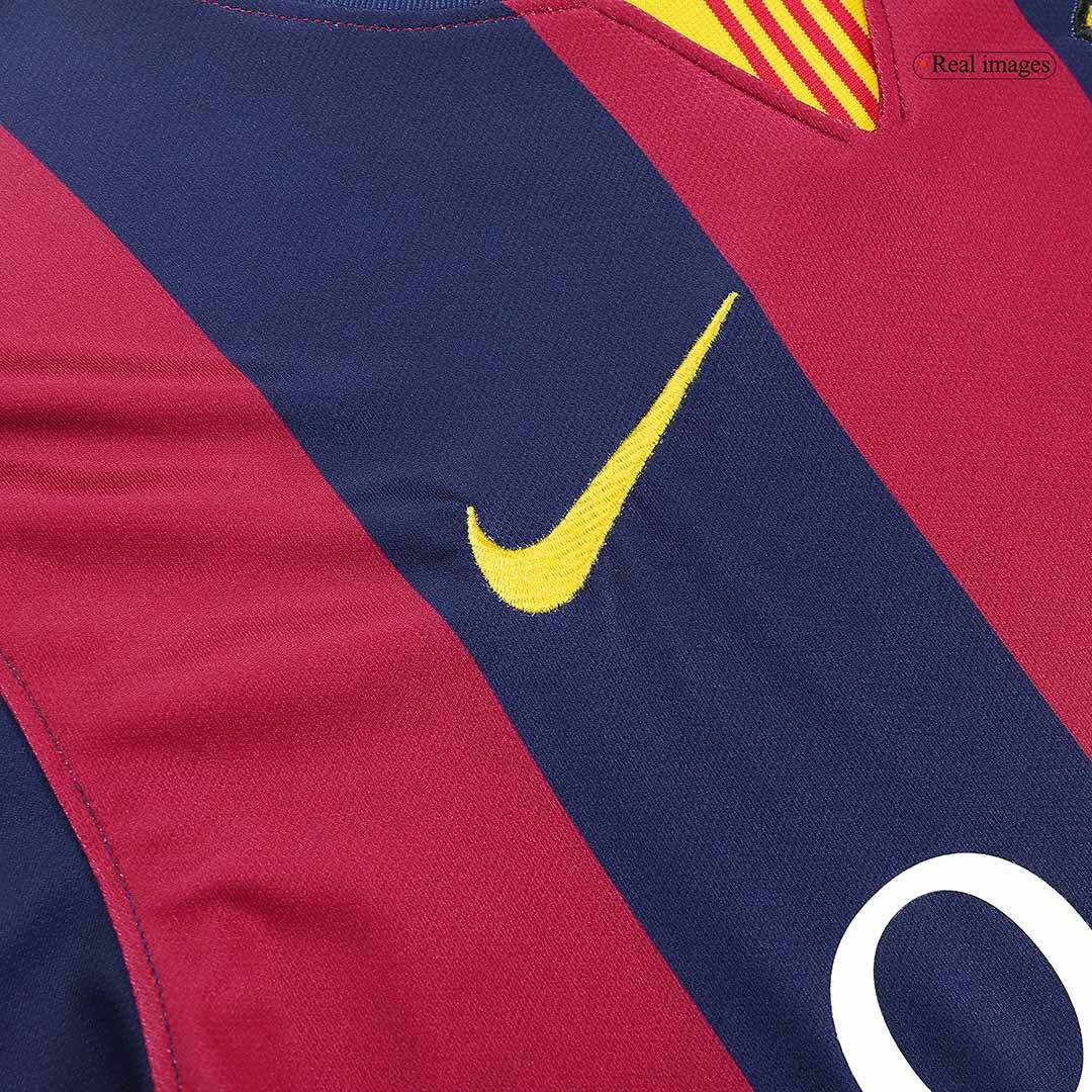 Retro NEYMAR JR #11 2014/15 Barcelona Home Soccer JerseyAuthentic Kit