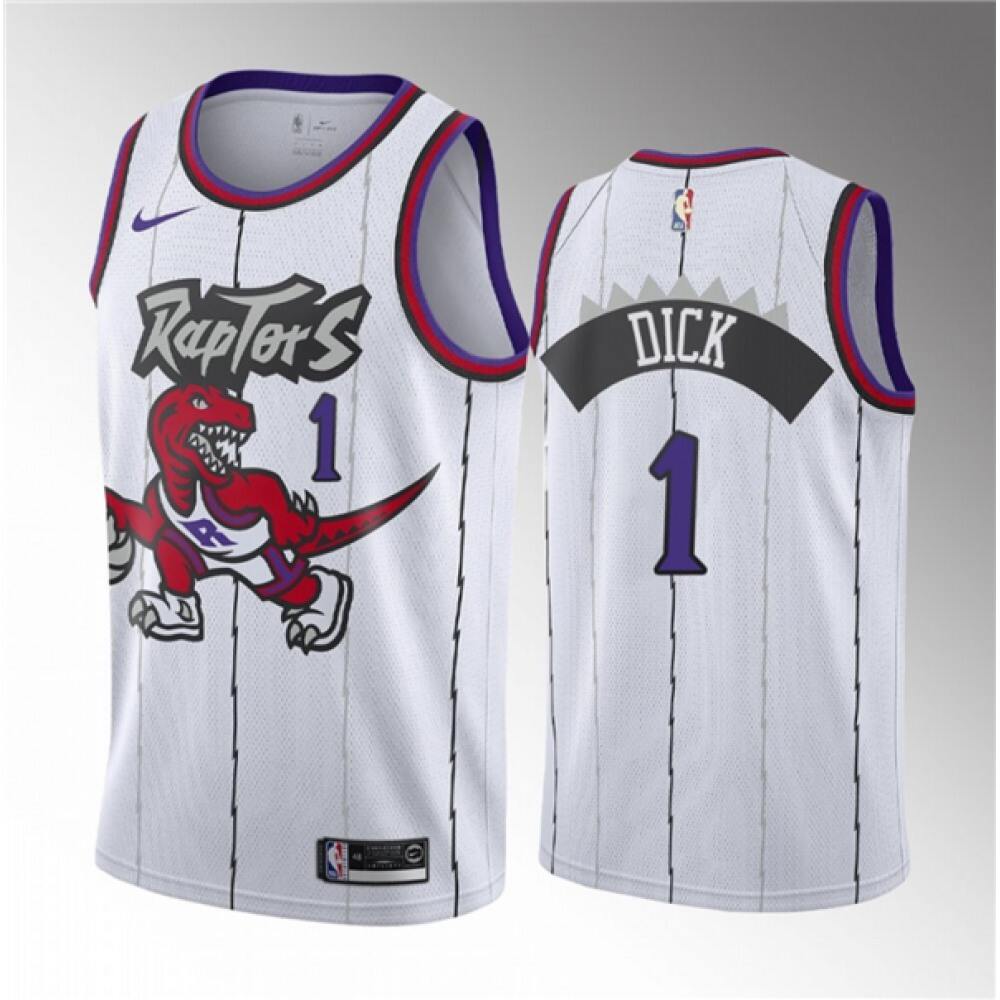 Game Day Modern Men's Raptors #1 Gradey White Basketball Jersey