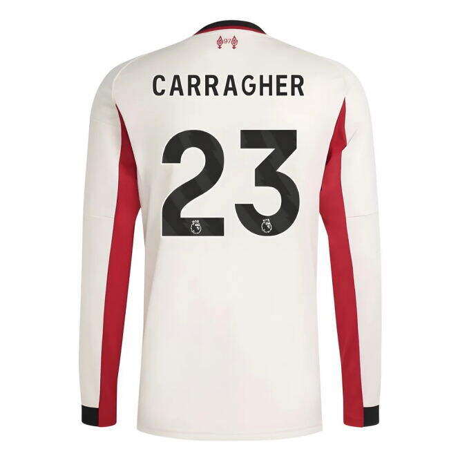 2025-2026 Liverpool Long Sleeve Away Shirt (Carragher 23)