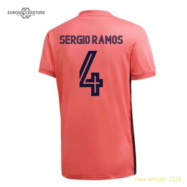 2020-2021 Real Madrid Adidas Away Football Shirt (sergio Ramos 4)