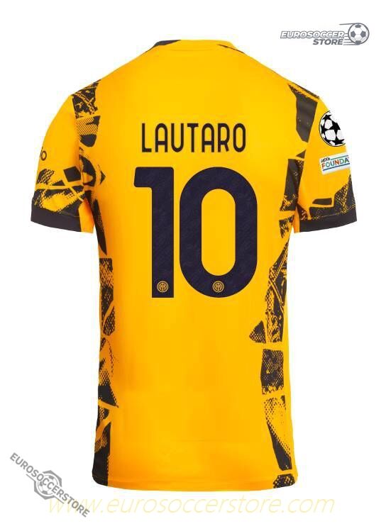 LAUTARO 10 Inter Milan Champions League Final Jersey for the 24-25 Season