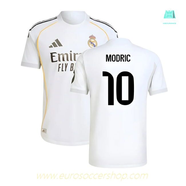 2025-2026 Real Madrid Authentic Home Shirt (Modric 10)
