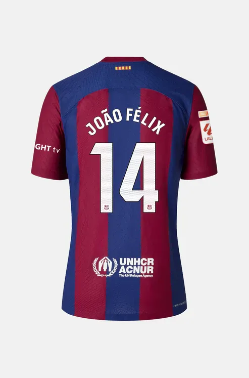 Barcelona's 23-24 Home Jersey No.14 worn by JOÃO FÉLIX