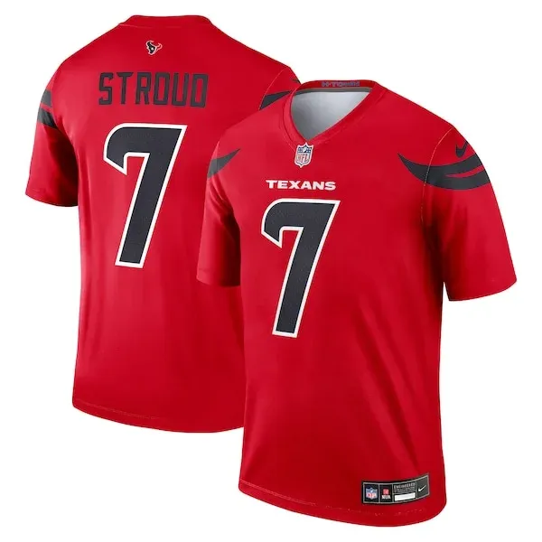 None Stroud Houston  Jersey - Red | NFL Player Jersey | NFL Football