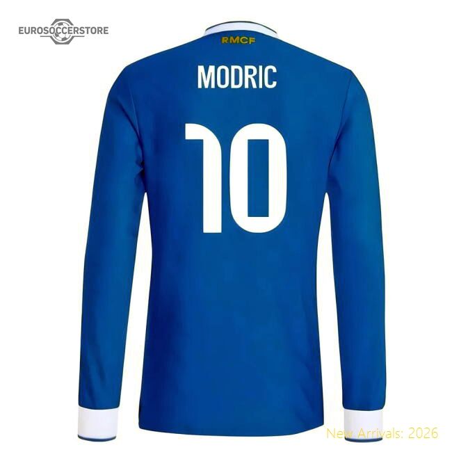 Premium-grade 2025-2026 Real Madrid Authentic Long Sleeve Third Jer