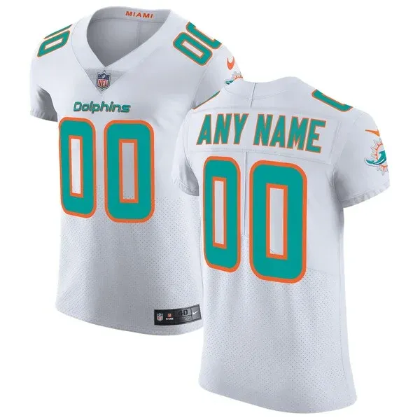 None Miami Dolphins Elite Jersey - White | NFL Player Jersey