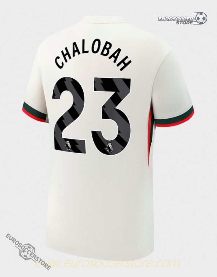 Away Jersey of Chelsea for the 25-26 season, featuring CHALOBAH with the number 23