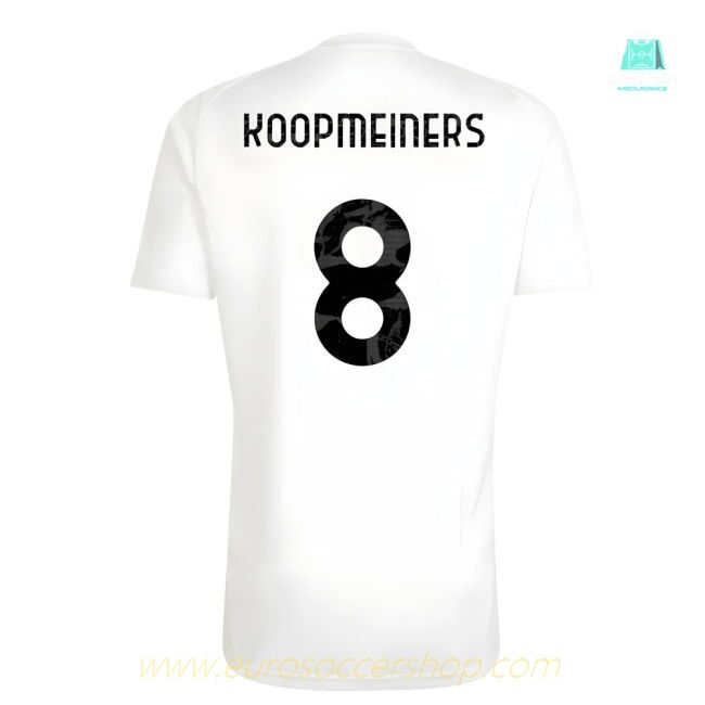 2025-2026 Juventus Training Tee (White) (Koopmeiners 8)