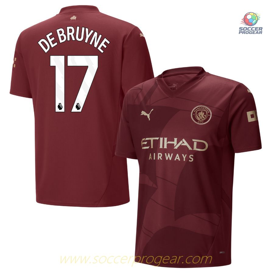 Manchester City Third Shirt 2024-2025 Season De Bruyne