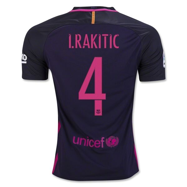 Barcelona 201617 Away I RAKITIC 4 Shirt - Official Replica 11893