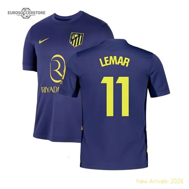Genuine 2025-2026 Atletico Madrid Away Shirt (Lemar 11)